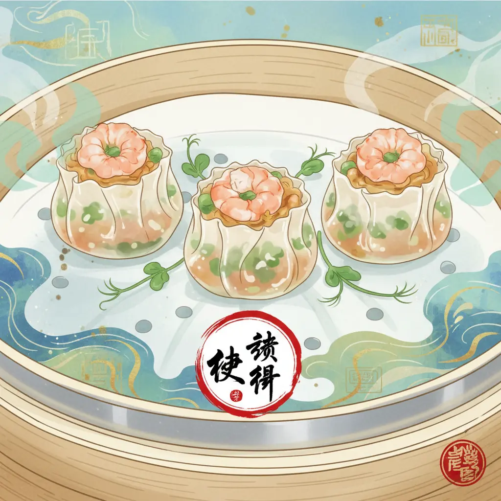 陳師傅 - 瑤柱鮮蝦豆苗餃