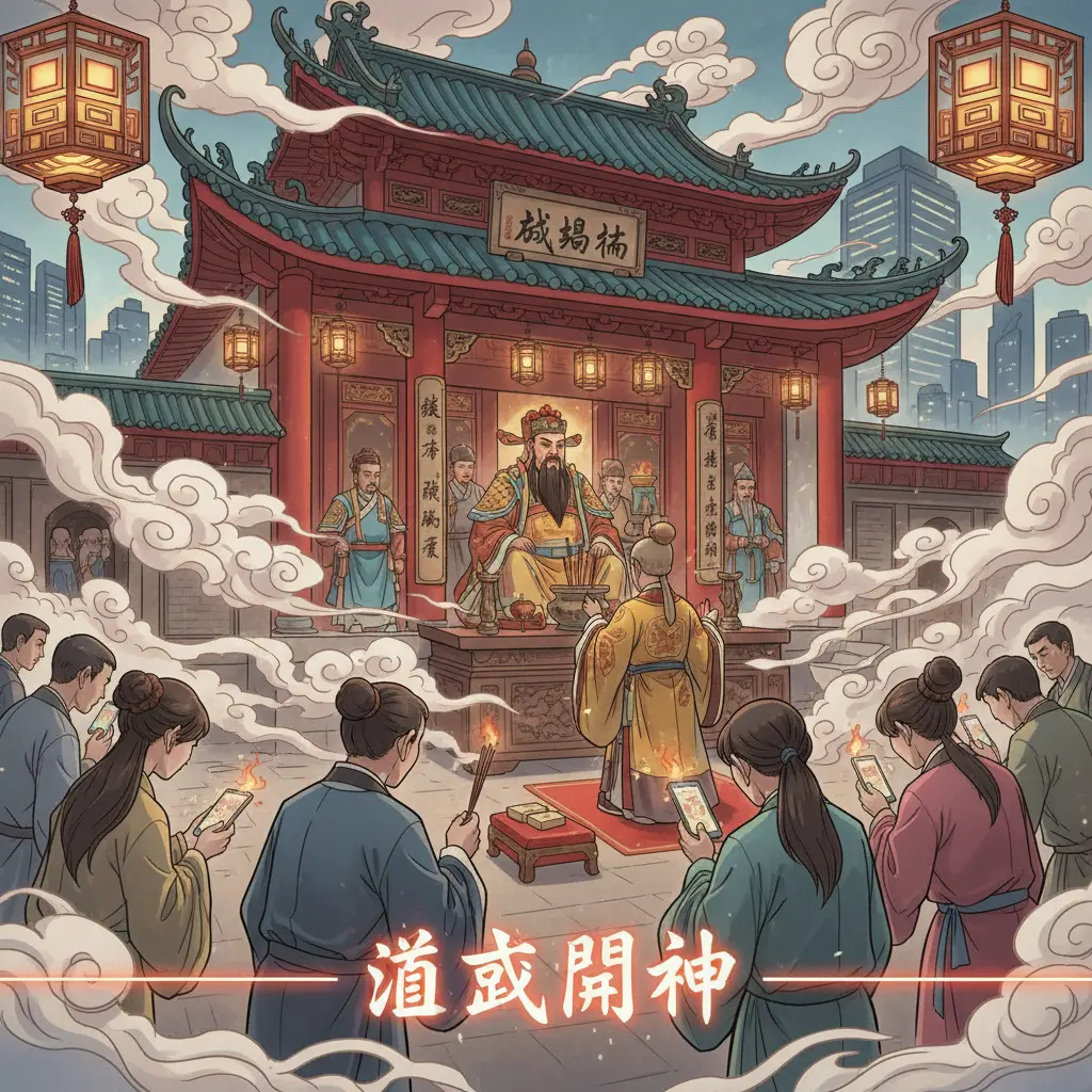 道教問神 - 城隍廟