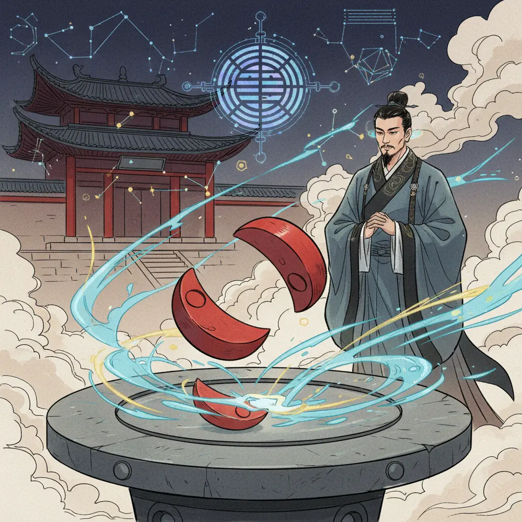 道教問神 - 筊杯