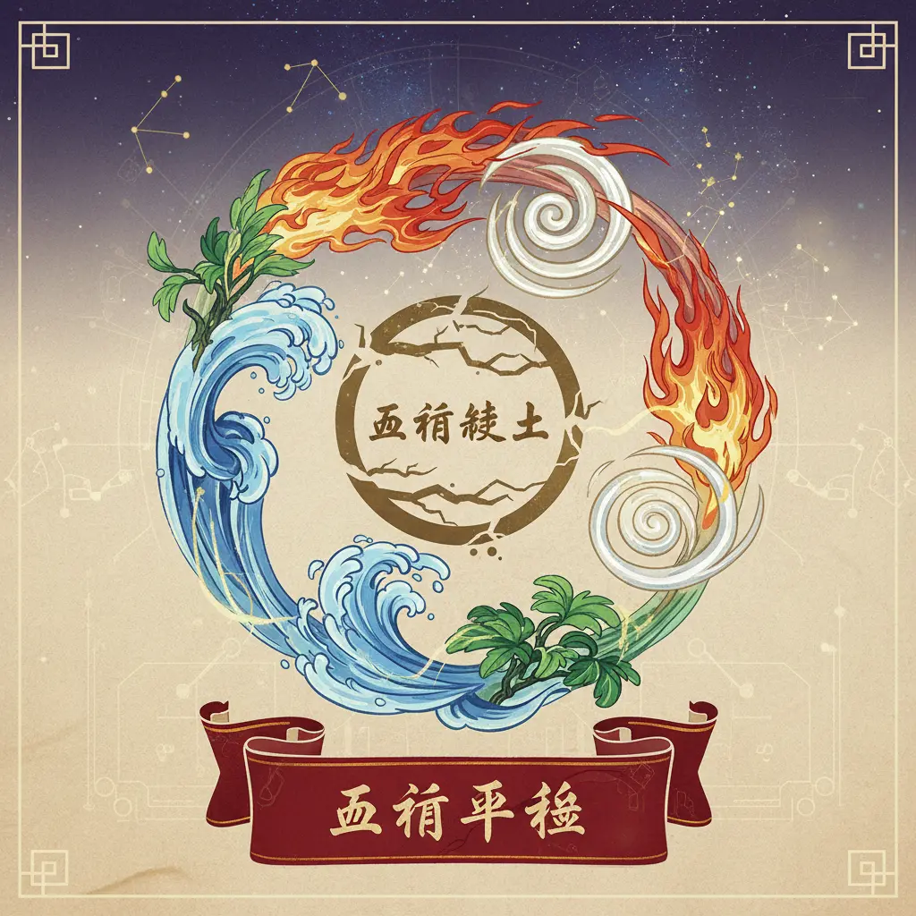 五行平衡 - 五行缺土