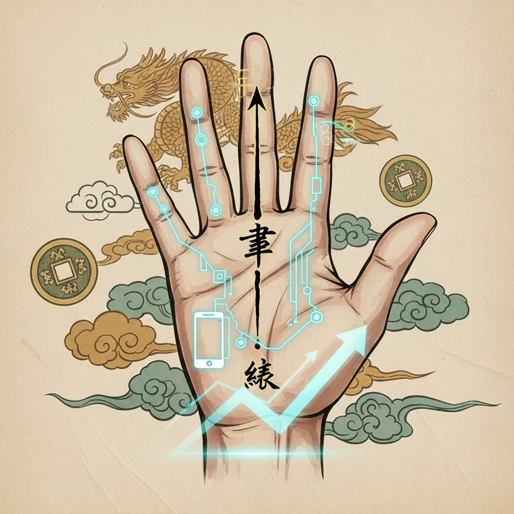 手相學 - 事業線