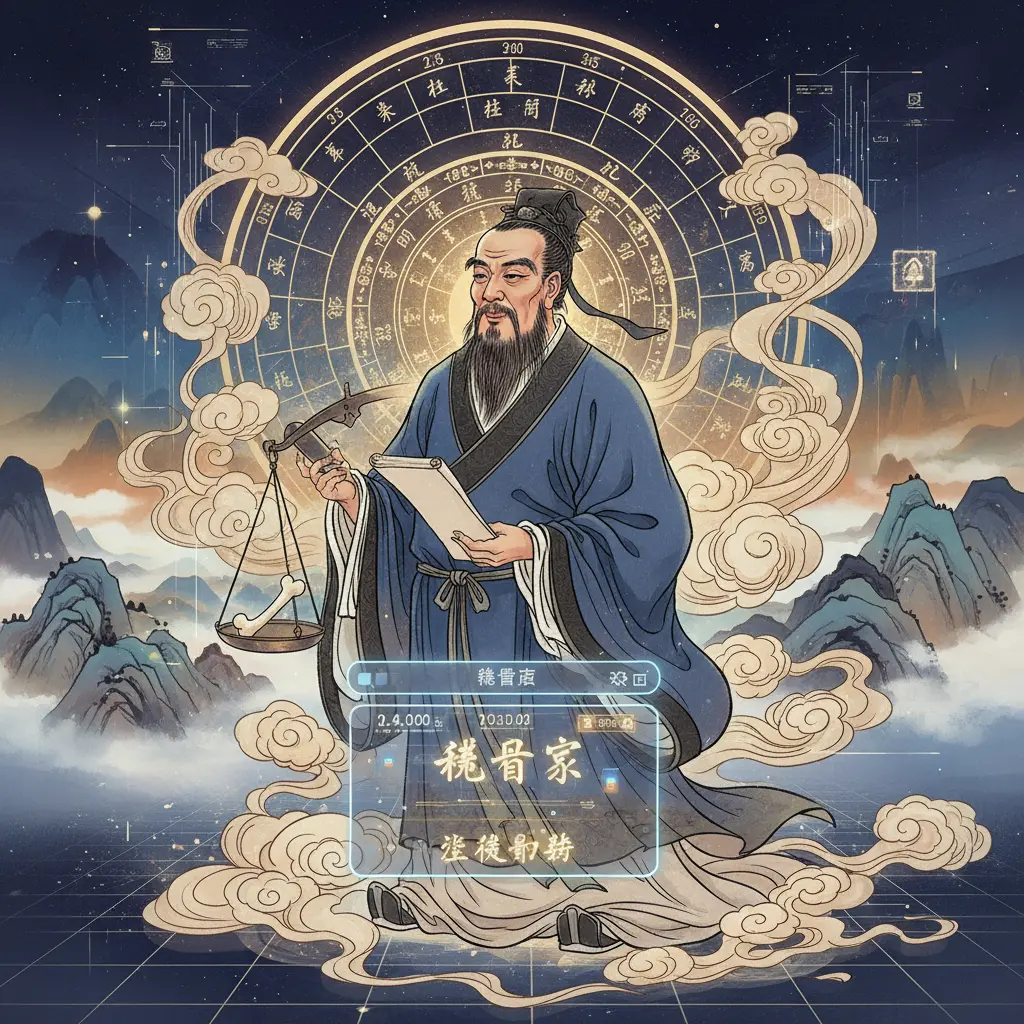 紫微鬥數 - 袁天罡稱骨